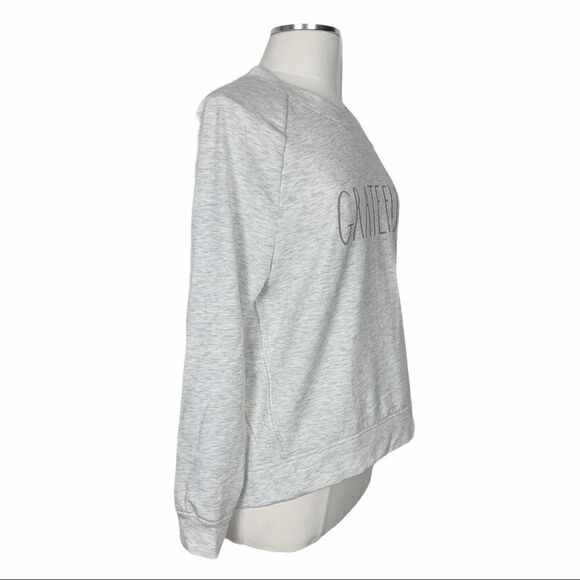 RAE DUNN Grateful Sweatshirt Authentic - Picture 7 of 14
